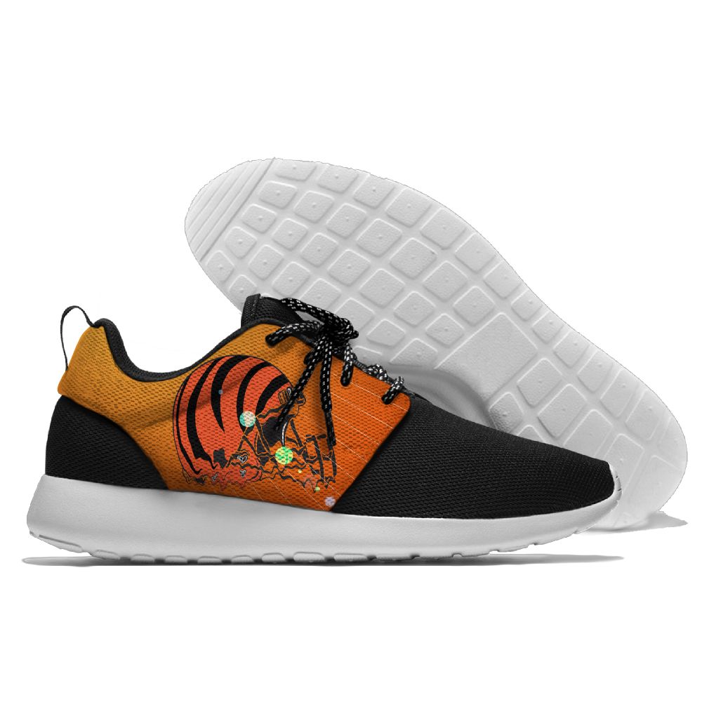 Men and women NFL Cincinnati Bengals Roshe style Lightweight Running shoes (2)