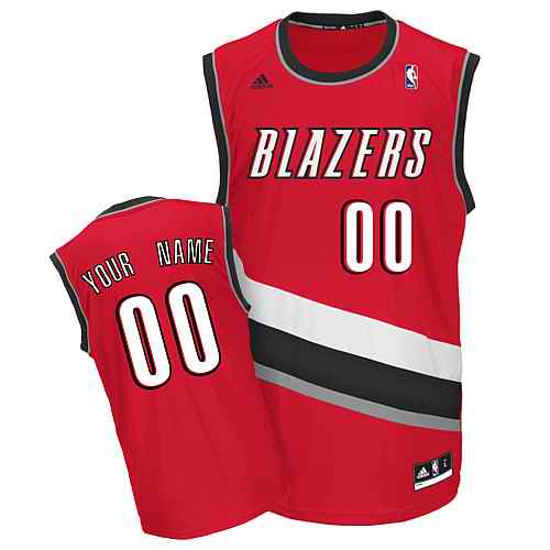 Portland Trail Blazers Youth Custom Red Jersey
