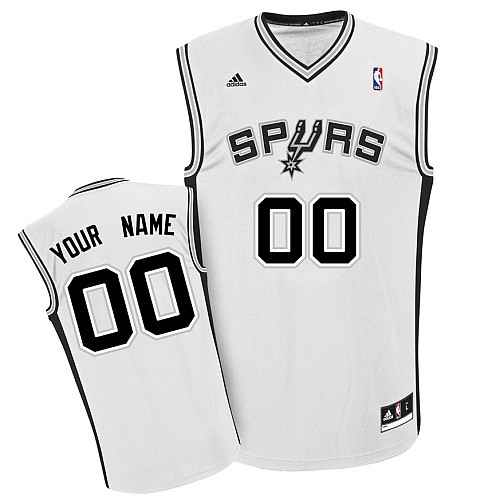San Antonio Spurs Youth Custom White Jersey