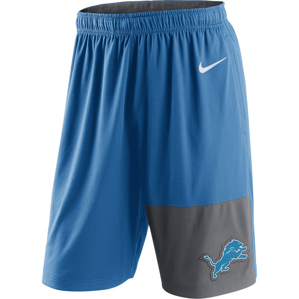 Detroit Lions Blue NFL Shorts