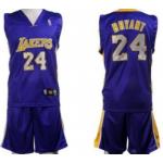 Los Angeles Lakers #24 Bryant Purple