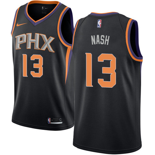 Suns #13 Steve Nash Black Women's Basketball Swingman Statement Edition Jersey Suns #13 Steve Nash Black Women's Basketball Swingman Statement Edition Jersey