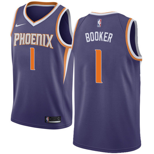 Suns #1 Devin Booker Purple Women's Basketball Swingman Icon Edition Jersey Suns #1 Devin Booker Purple Women's Basketball Swingman Icon Edition Jersey