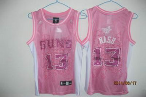 Women Phoenix Suns 13 Steve Nash Pink Jersey Women Phoenix Suns 13 Steve Nash Pink Jersey