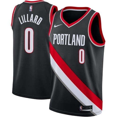 Blazers #0 Damian Lillard Black Women's Basketball Swingman Icon Edition Jersey Blazers #0 Damian Lillard Black Women's Basketball Swingman Icon Edition Jersey