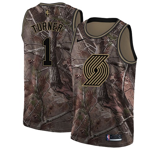 Nike Blazers #1 Evan Turner Camo Women's NBA Swingman Realtree Collection Jersey Nike Blazers #1 Evan Turner Camo Women's NBA Swingman Realtree Collection Jersey