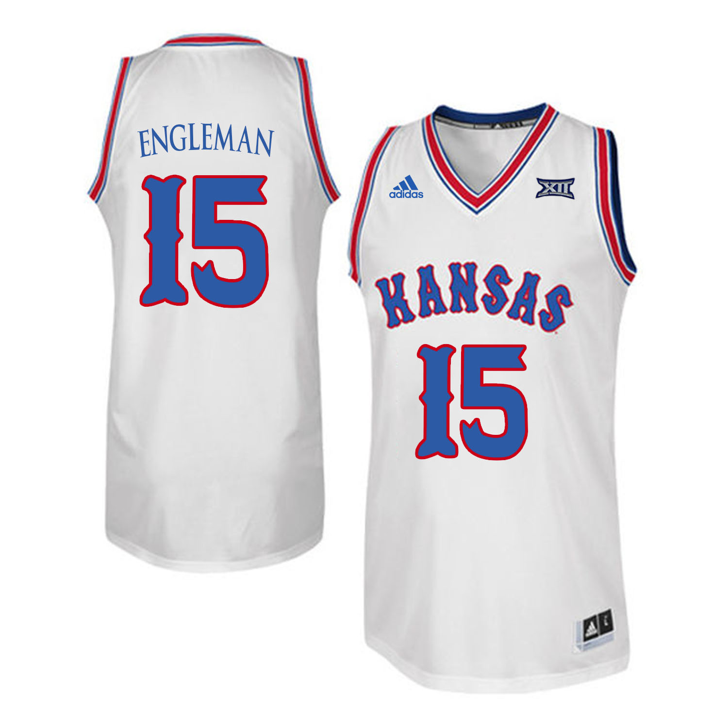 Kansas Jayhawks #15 Howard Engleman White Throwback College Basketball Jersey Kansas Jayhawks #15 Howard Engleman White Throwback College Basketball Jersey