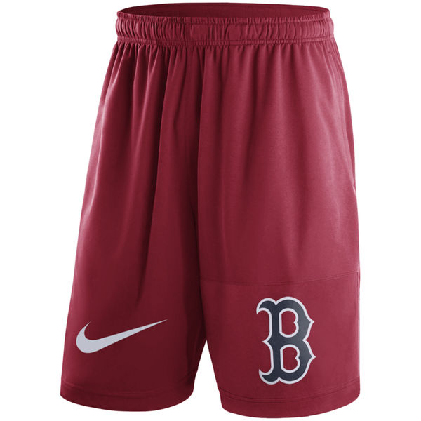 29Men's Boston Red Sox Nike Red Dry Fly Shorts