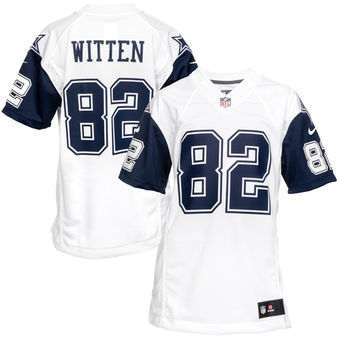 Jason Witten Dallas Cowboys Nike Women's Color Rush Game Jersey - White Jason Witten Dallas Cowboys Nike Women's Color Rush Game Jersey - White