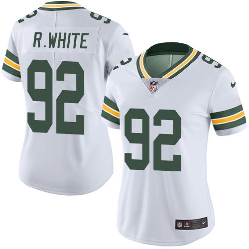 Nike Packers #92 Reggie White White Women's Stitched NFL Limited Rush Jersey Nike Packers #92 Reggie White White Women's Stitched NFL Limited Rush Jersey