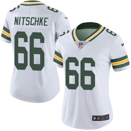 Nike Packers #66 Ray Nitschke White Women's Stitched NFL Limited Rush Jersey Nike Packers #66 Ray Nitschke White Women's Stitched NFL Limited Rush Jersey