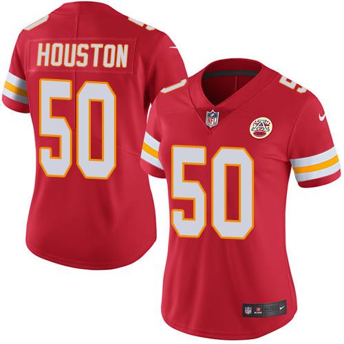 Nike Chiefs #50 Justin Houston Red Women's Stitched NFL Limited Rush Jersey Nike Chiefs #50 Justin Houston Red Women's Stitched NFL Limited Rush Jersey