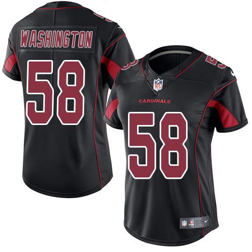 Nike Cardinals #58 Daryl Washington Black Women's Stitched NFL Limited Rush Jersey Nike Cardinals #58 Daryl Washington Black Women's Stitched NFL Limited Rush Jersey