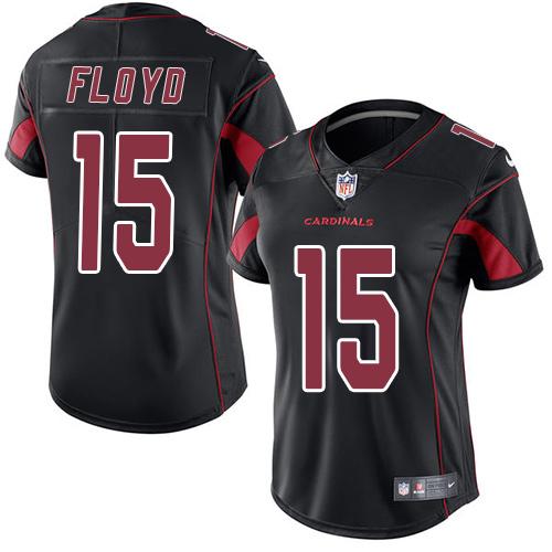 Nike Cardinals #15 Michael Floyd Black Women's Stitched NFL Limited Rush Jersey Nike Cardinals #15 Michael Floyd Black Women's Stitched NFL Limited Rush Jersey