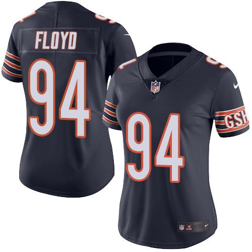 Nike Bears #94 Leonard Floyd Navy Blue Women's Stitched NFL Limited Rush Jersey Nike Bears #94 Leonard Floyd Navy Blue Women's Stitched NFL Limited Rush Jersey