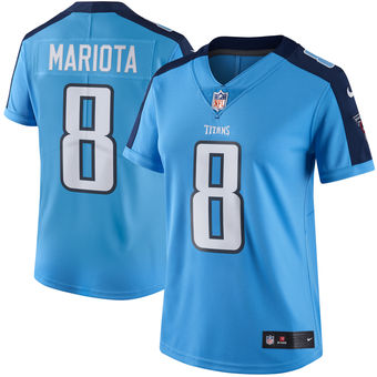 Marcus Mariota Tennessee Titans Nike Women's Color Rush Limited Jersey - Light Blue Marcus Mariota Tennessee Titans Nike Women's Color Rush Limited Jersey - Light Blue