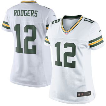 Aaron Rodgers Green Bay Packers Nike Women's Color Rush Limited Jersey - White