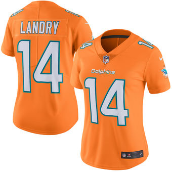 Jarvis Landry Miami Dolphins Nike Women's Color Rush Limited Jersey - Orange Jarvis Landry Miami Dolphins Nike Women's Color Rush Limited Jersey - Orange