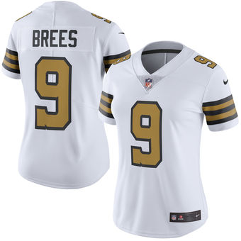 Drew Brees New Orleans Saints Nike Women's Color Rush Limited Jersey - White Drew Brees New Orleans Saints Nike Women's Color Rush Limited Jersey - White