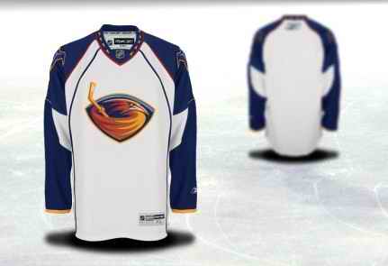 Atlanta Thrashers Men Customized White Jersey Atlanta Thrashers Men Customized White Jersey